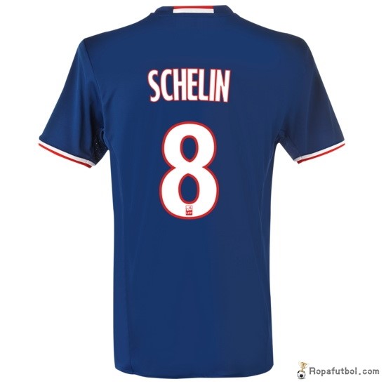 Camiseta Lyon Replica Segunda Ropa Schelin 2016/17 Azul